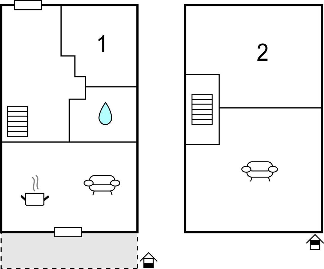 Gorgeous Home In Norre Nebel With Kitchen 外观 照片